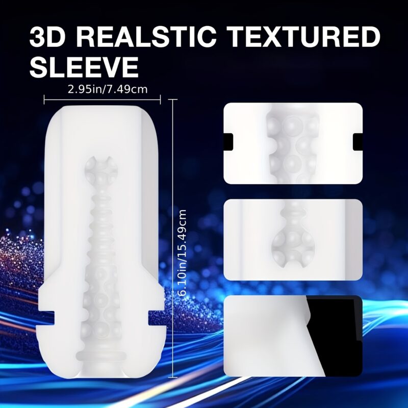 1pc Automatic Male Masturbator Silicone Sex Toy for Men Pocket Pussy with 5+5 Sucking Vibration - Image 5