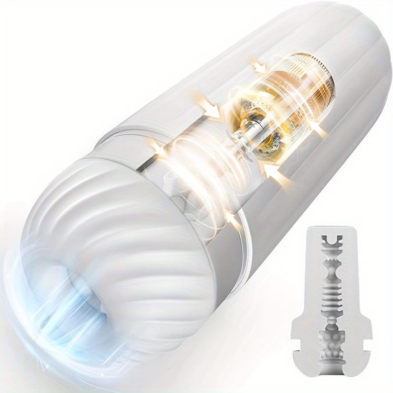 1pc Automatic Male Masturbator Silicone Sex Toy for Men Pocket Pussy with 5+5 Sucking Vibration