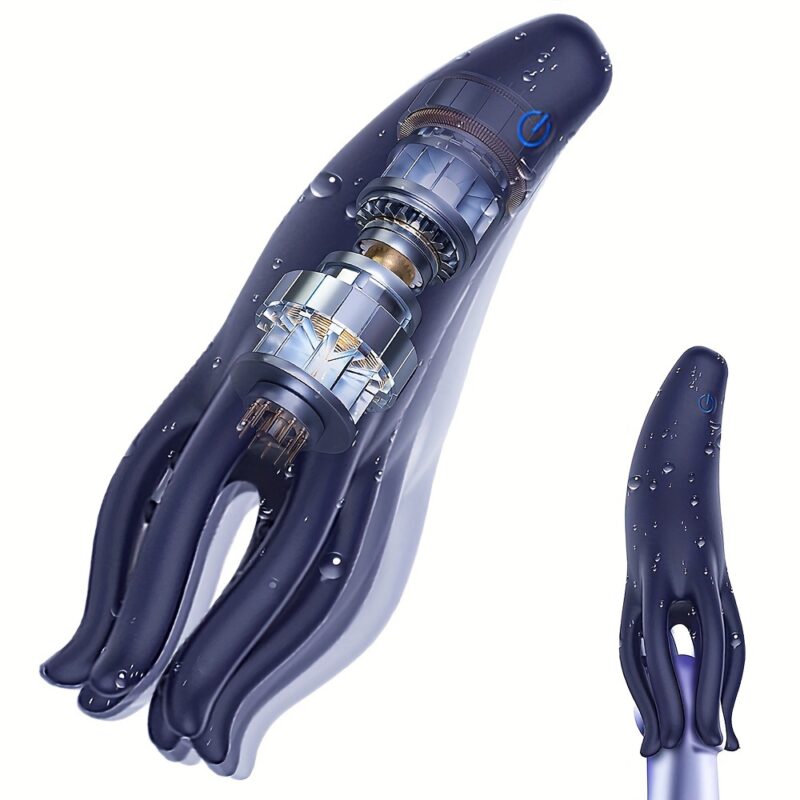 Male Masturbator anatomy Exerciser - USB Rechargeable, Vibrating Glans Massager for Endurance & Pleasure,Latex-Free - Image 8