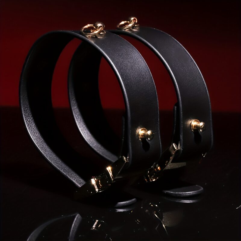 SM Sex Toys Various Colors Leather 9pcs Set Handcuffs Leg Cuffs Lead Collar Adult Sex Supplies Couples - Image 7