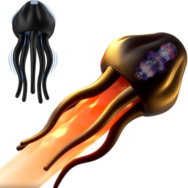 Sex Toys Penis Vibrator for Men - Male Masturbator Stroker  Wrapping Tentacle Jellyfish Male Vibrator
