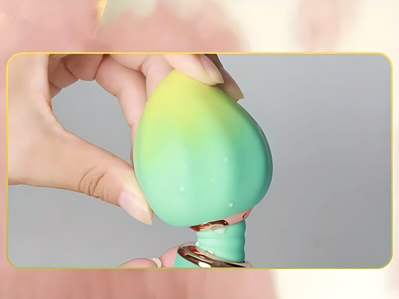 Sex Toy Peach Shape AV Wand Vibrator Female Stimulator Rechargeable Multi-Vibration Modes Green Pink Vibrator Wand - Image 3