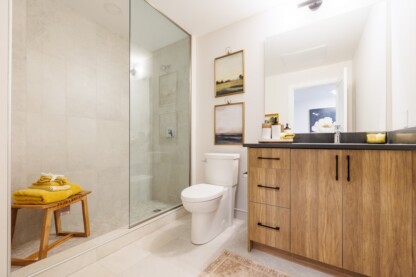 clean bathroom accessories