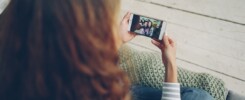 couple video call phone